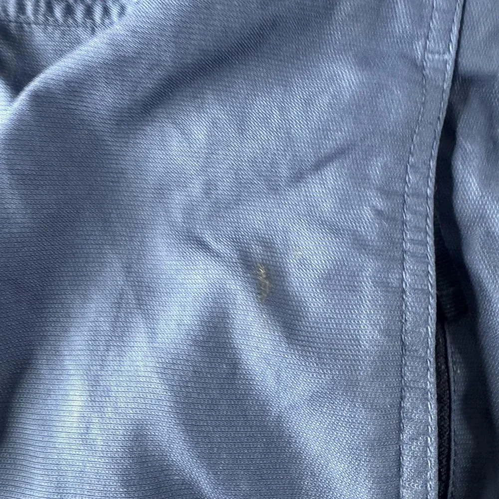 Columbia Jacket Mens L Blue Nylon Double Whammy Parka Lined Full Zip Pockets
